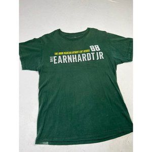 2009 Dale Earnhardt Jr #88 Race Schedule Green Crewneck Tshirt Size Medium